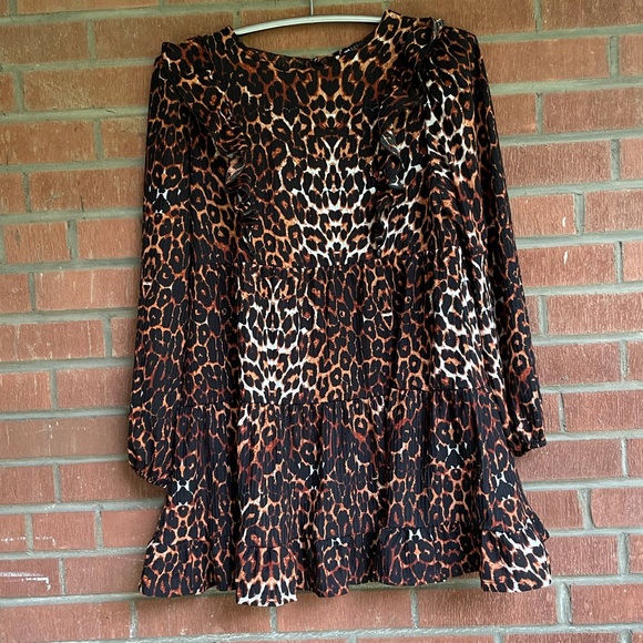 ASOS Leopard Babydoll Dress - Picture 3 of 6